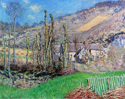 Winter at the Val de Falaise, Normandy, 1885 by Claude Monet